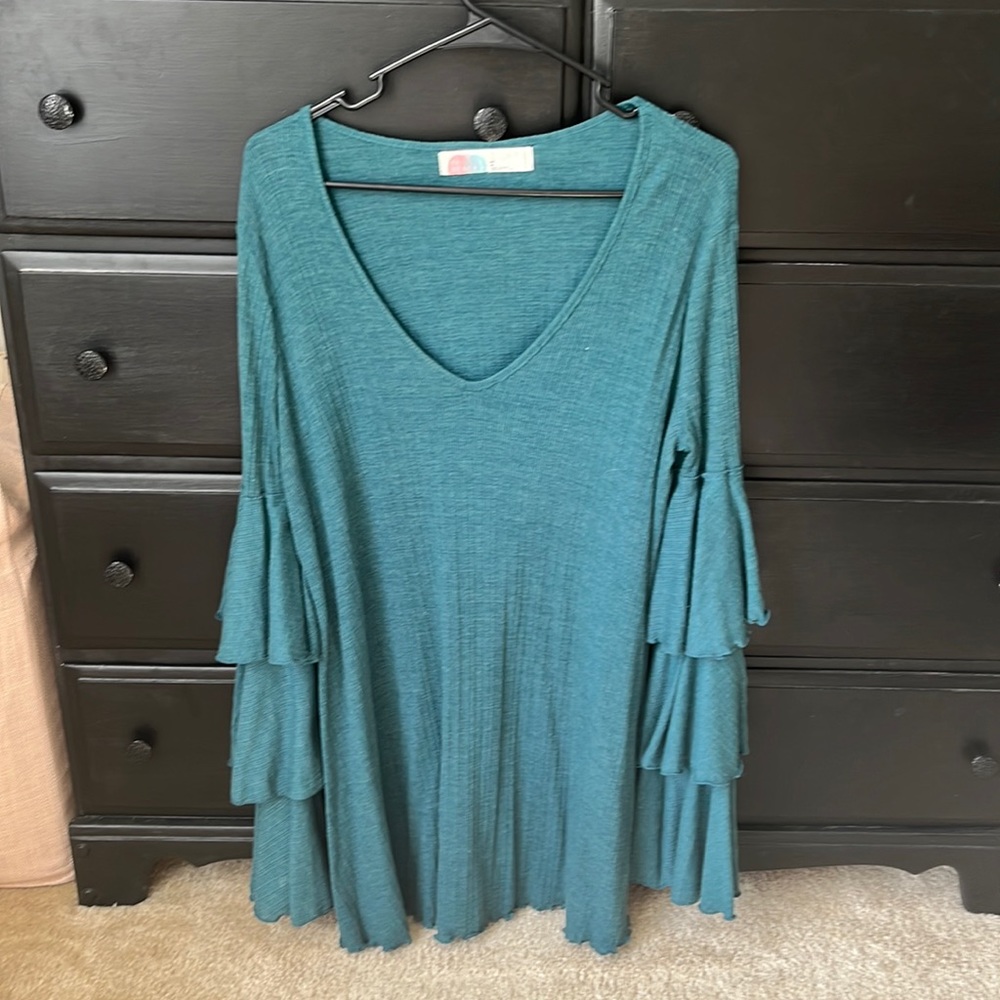 Sheer free people dress
